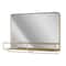 Gold Frame Rectangle Vanity Wall Mirror with Storage - 21.25" x 31.5"
